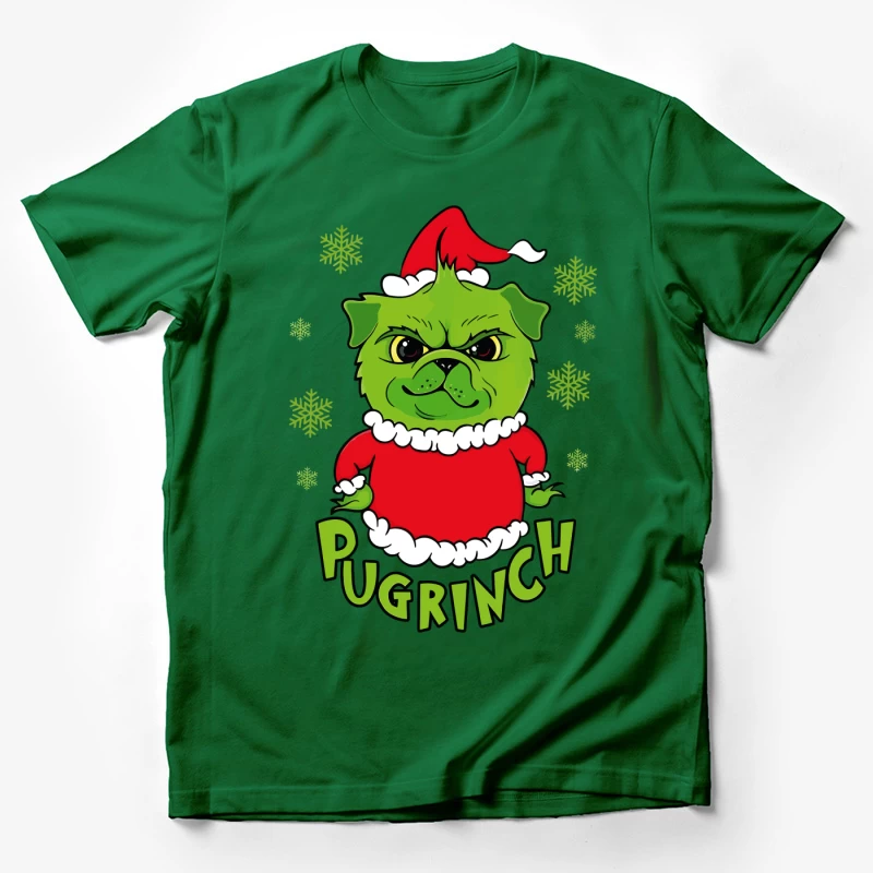 Pugrinch: Grumpy Holiday Cheer Male T-Shirt