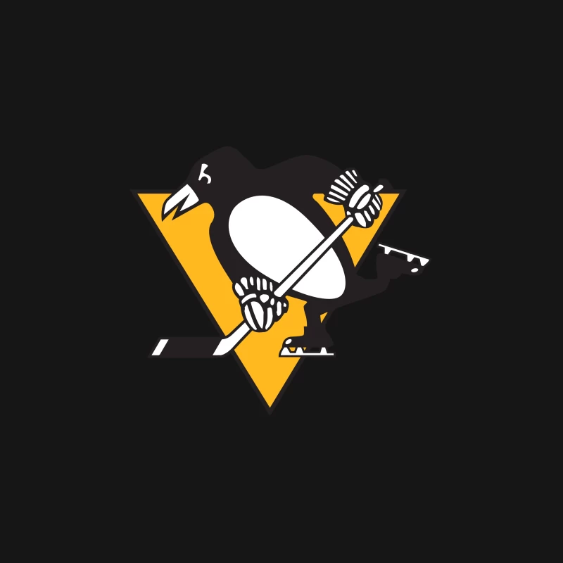 Pittsburgh Penguins NHL Hockey Team Logo Desk Mat