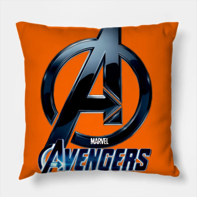 Marvel Avengers Logo Throw Pillow