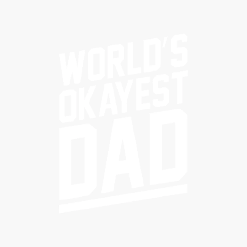 World_s Okayest Dad Funny Cotton Tote Bag