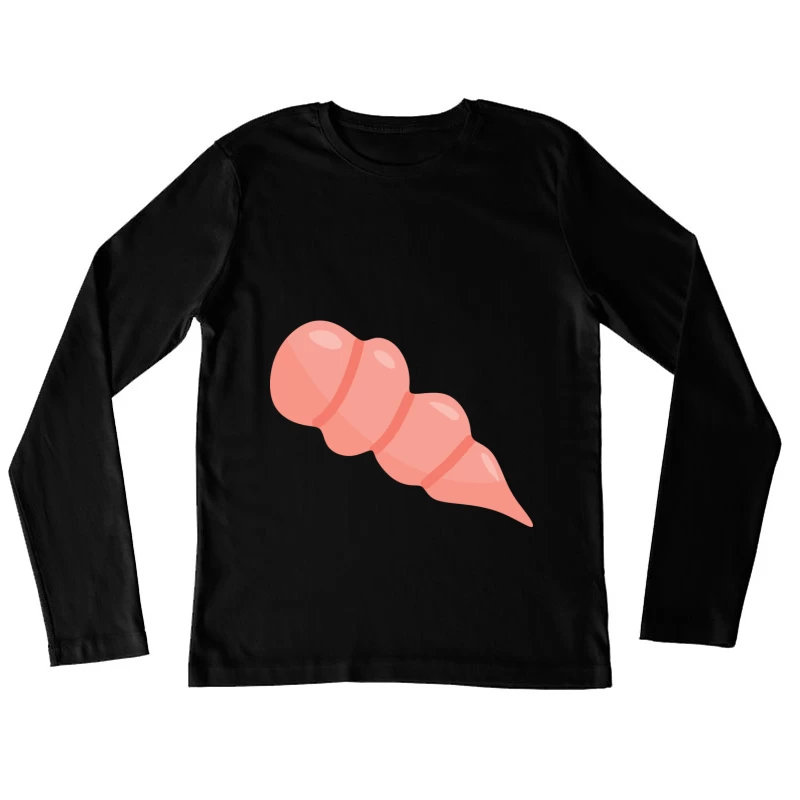 Coquillage rose élégant Femme Manches Longues T-Shirt