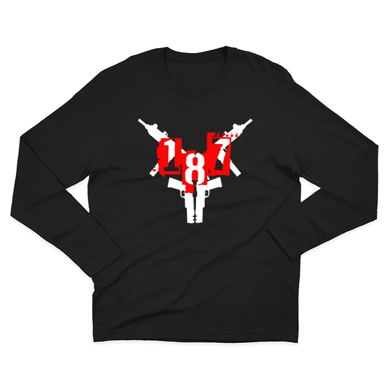 178 pistol Male Long Sleeve T-Shirt
