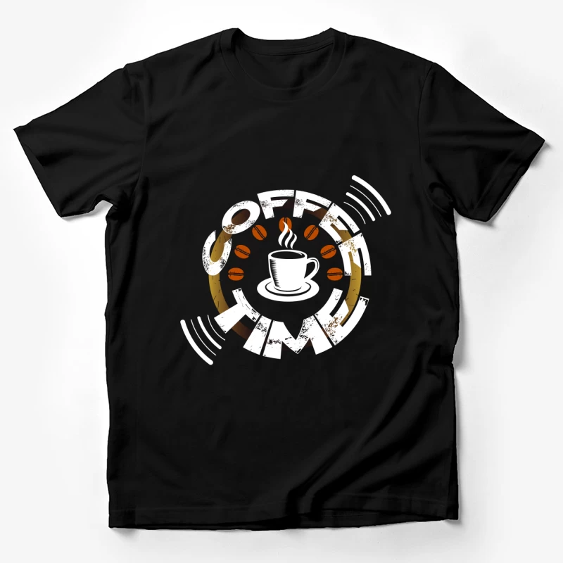 Pause Café avec Horloge et Tasse Homme T-Shirt