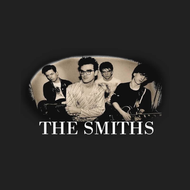 The Smiths - Iconic 1980s Alternative Rock Band Portrait Bucket Hat