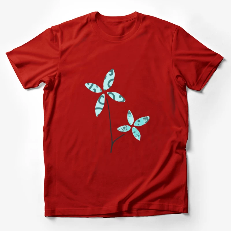 Illustration florale abstraite Homme T-Shirt