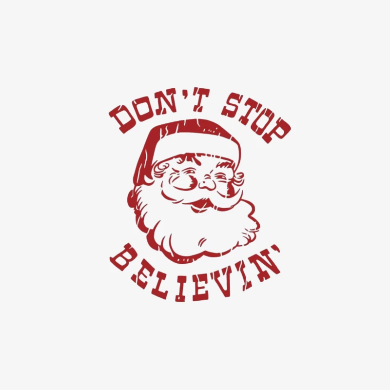 Père Noël Croyance Homme Manches Longues T-Shirt