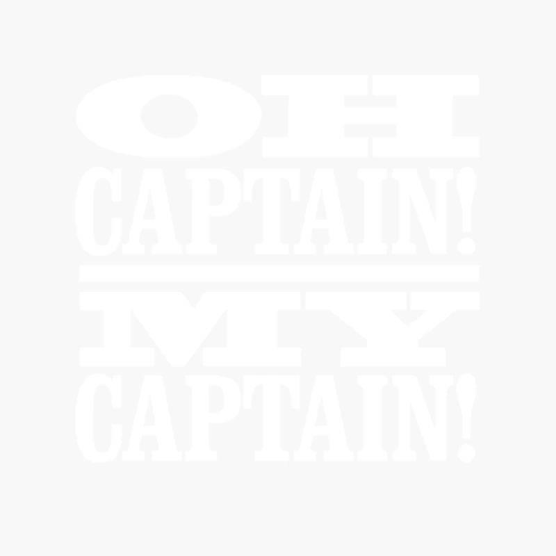 Oh Captain! My Captain! Cotton Tote Bag