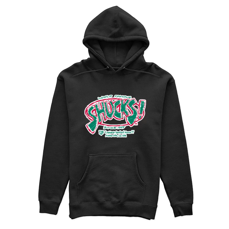 Shucks! Berühmtes Louisiana Seafood Restaurant Logo Damen Pullover Hoodie