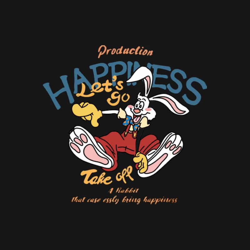 Glückliche Hasenabenteuer Damen T-Shirt