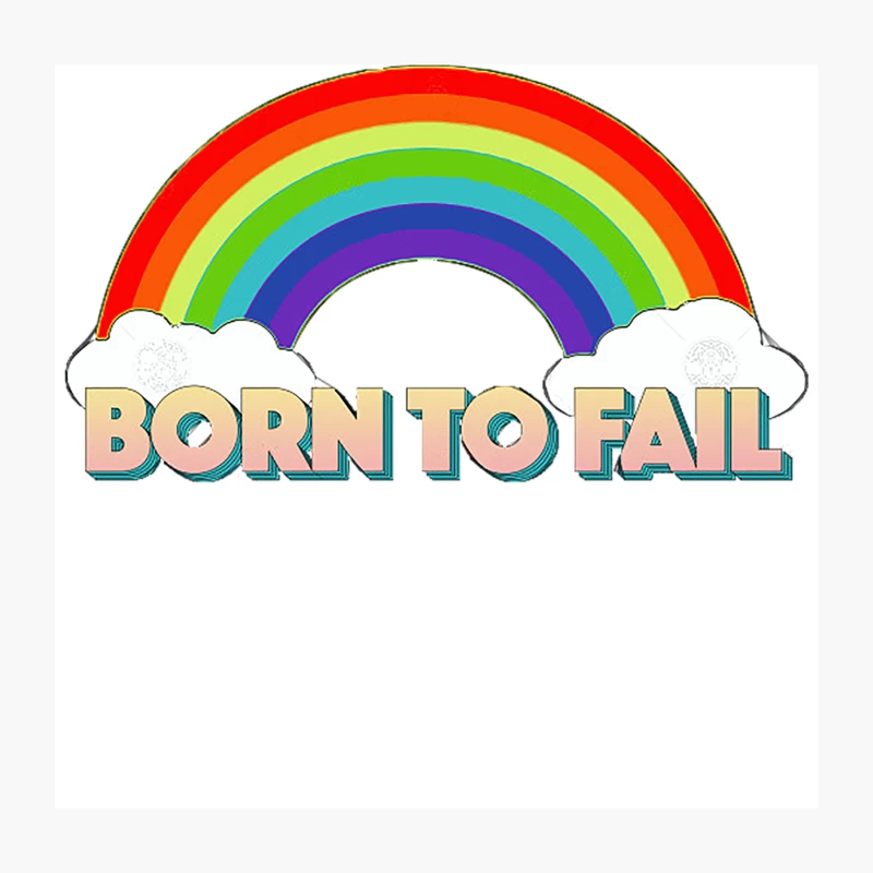 BORN TO FAIL Throw Pillow