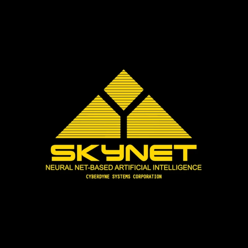 Skynet Corporate Logo - Cyberdyne Systems AI Technology Pin