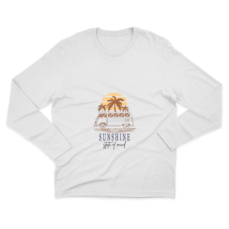 Évasion en Van sous le Soleil Homme Manches Longues T-Shirt