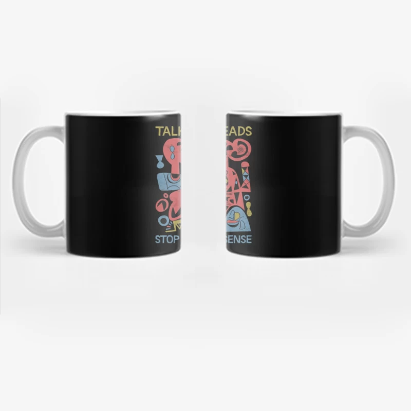 Talking Heads "Stop Making Sense" Abstract Album Art Coffee Mug