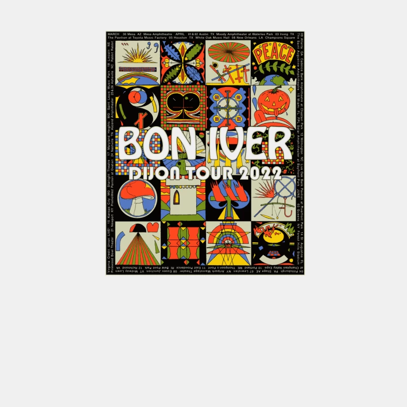 1 BON IVER DIJON TOUR 2022 Male Tank Top