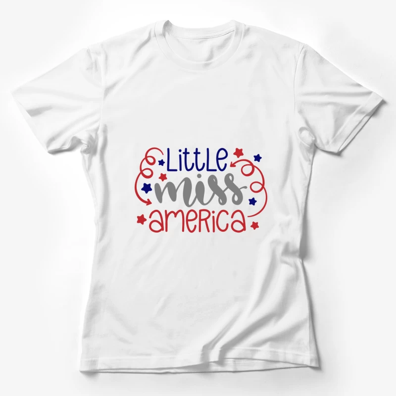 Petit Miss America - Conception patriotique étoilée Femme T-Shirt