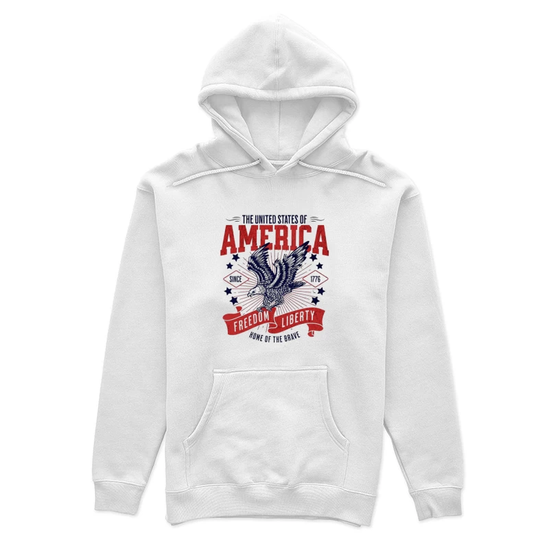 Aigle, Liberté et Amérique Femme Sweat à capuche