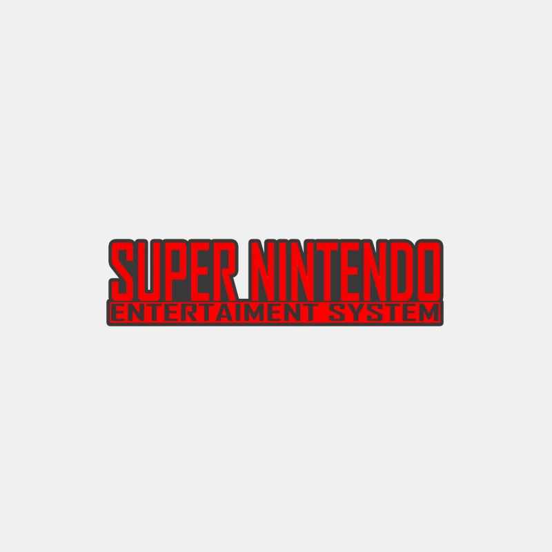 Super Nintendo Entertainment System Logo Male Tank Top
