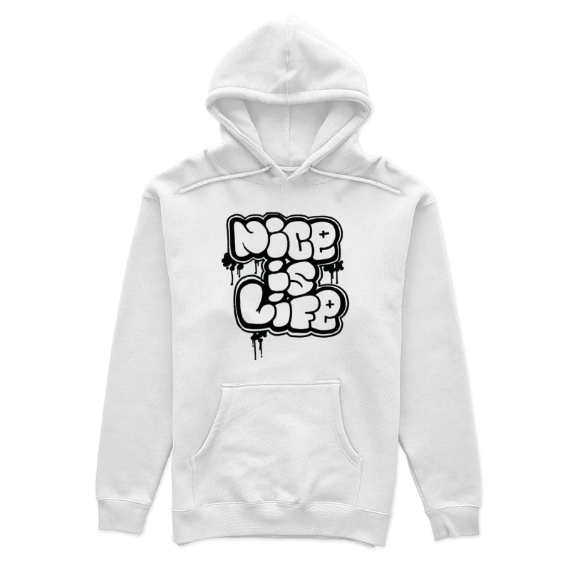 Graffiti-Stil Schriftzug Damen Pullover Hoodie