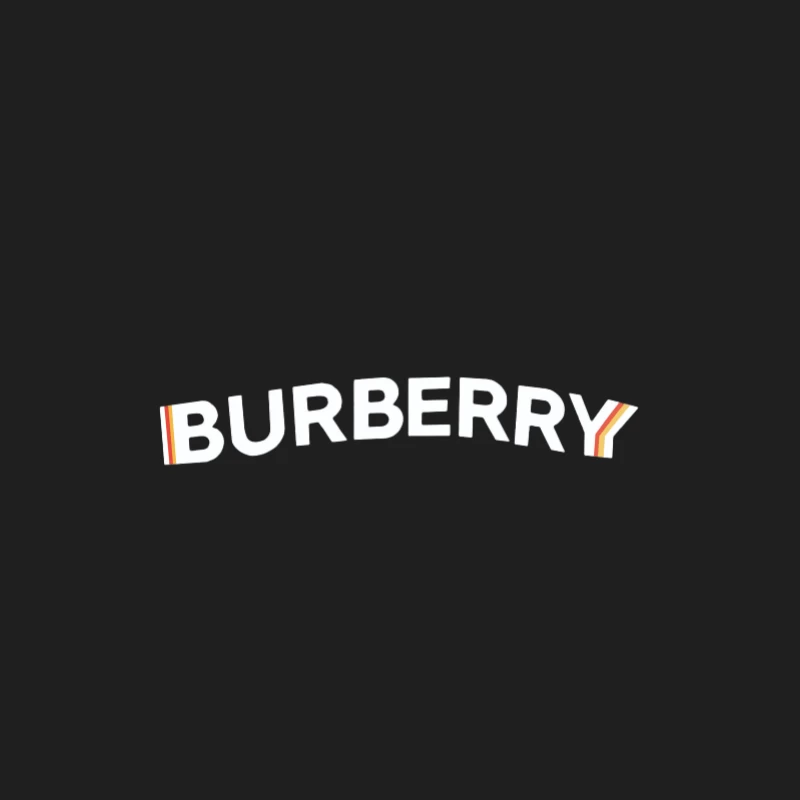 Design du Logo Burberry avec Bandes Colorées Homme Débardeur
