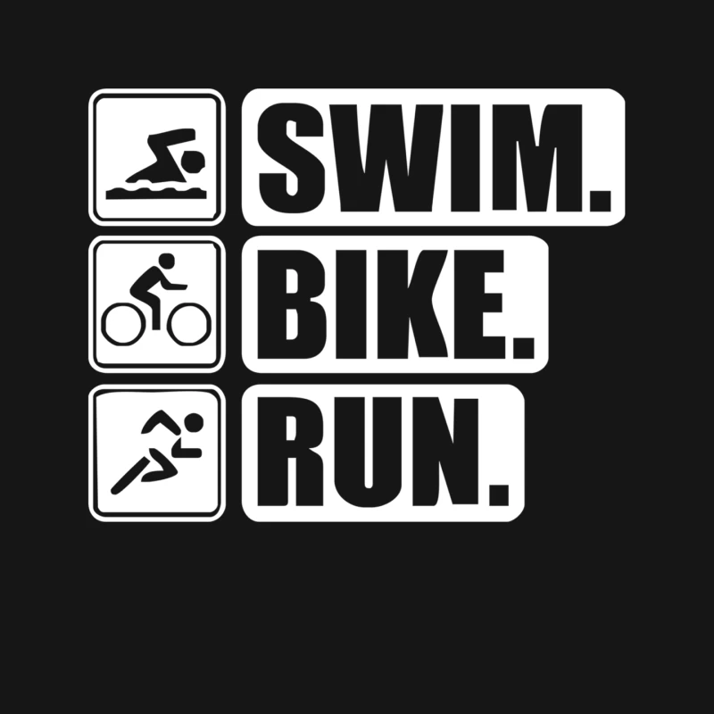 V6 Swim Bike Run Mouse Pad