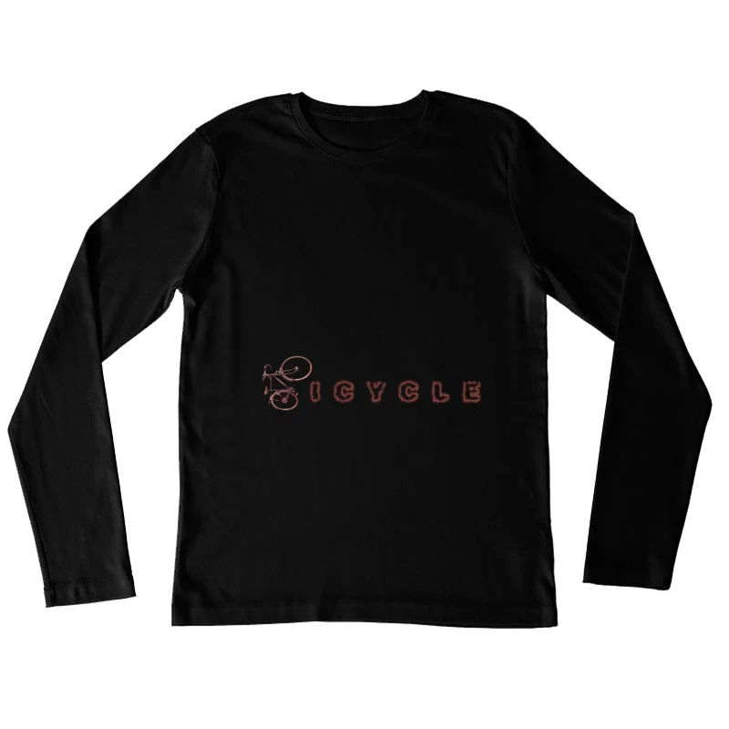 Rusty Vintage Bicycle Female Long Sleeve T-Shirt