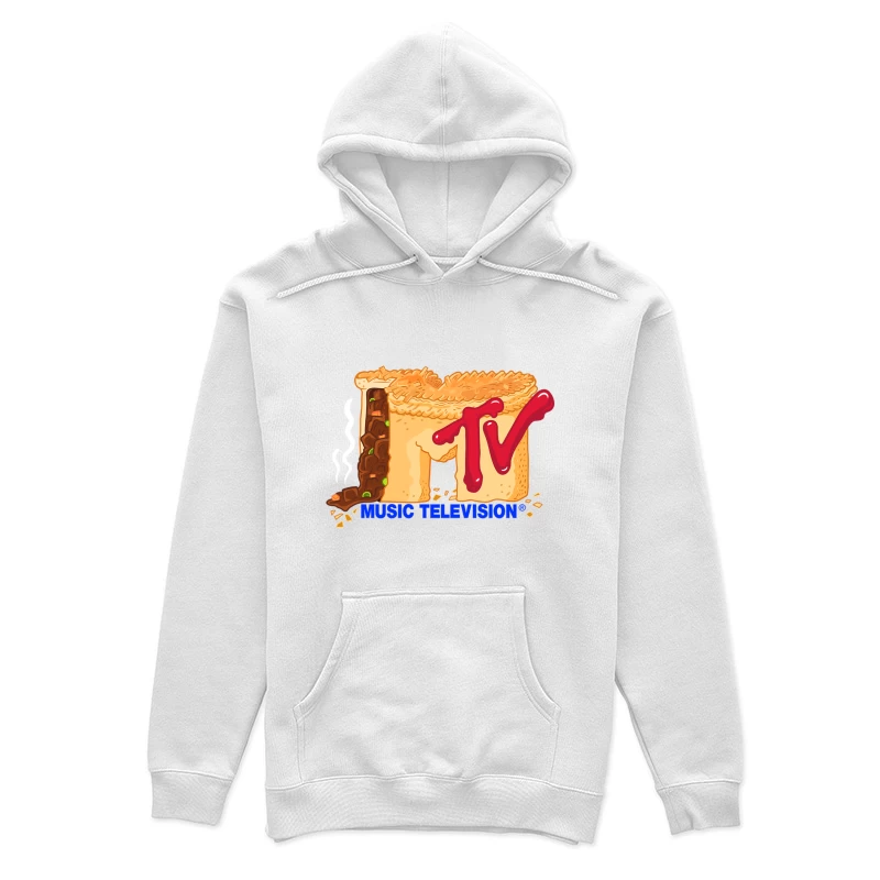 MTV-Logo als Fleischpastete Damen Pullover Hoodie