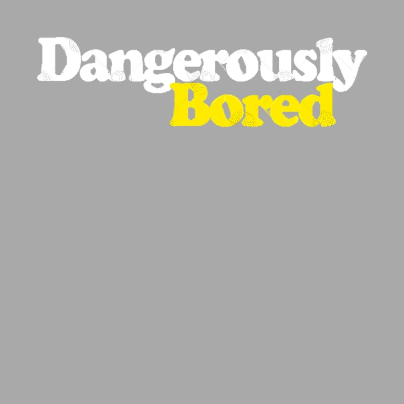 Dangerously Bored - Peep Show Quotes FunnyRetro Design Male Pullover Hoodie