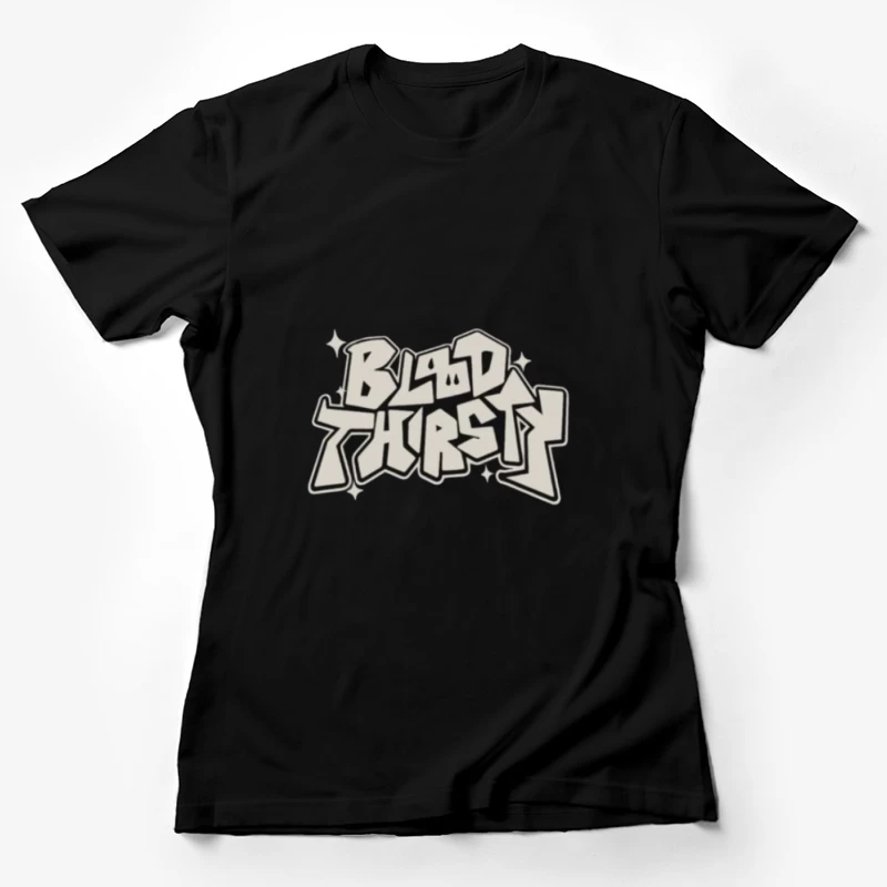Graffiti-Design: Blutrünstig Damen T-Shirt