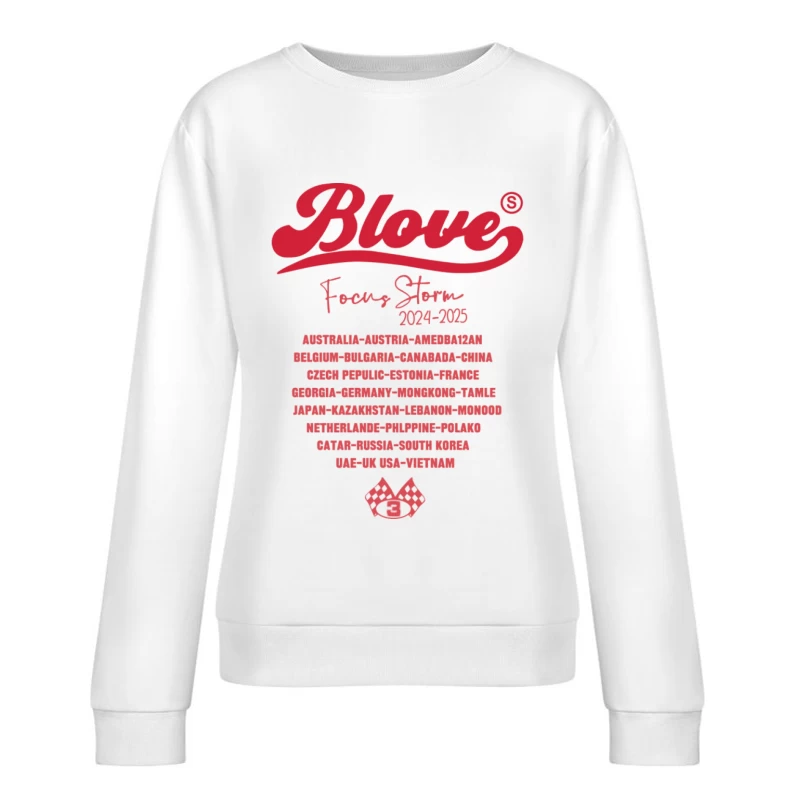 Blove Focus Storm Tour 2024-2025 Damen Pullover Sweatshirt