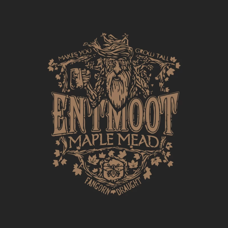 Entmoot Maple Mead: A Fangorn Draught Fantasy Illustration Female Pullover Sweatshirt