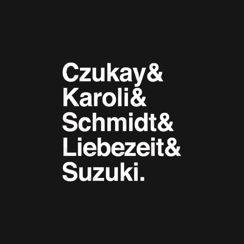 CAN  Krautrock Names List Design Desk Mat