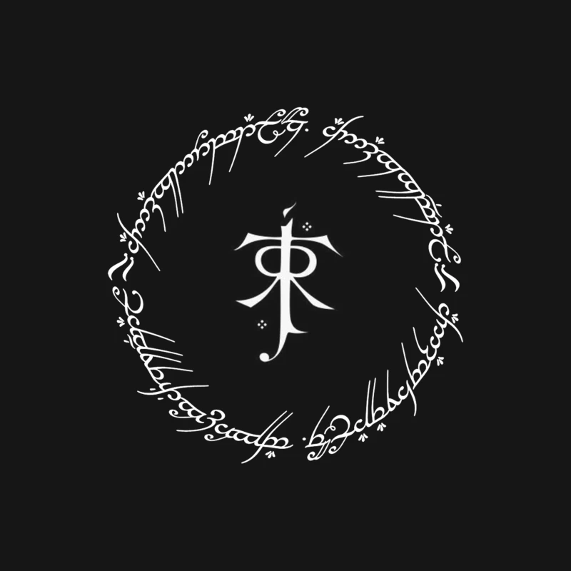 Tolkien Ring Inscriptions Female Long Sleeve T-Shirt