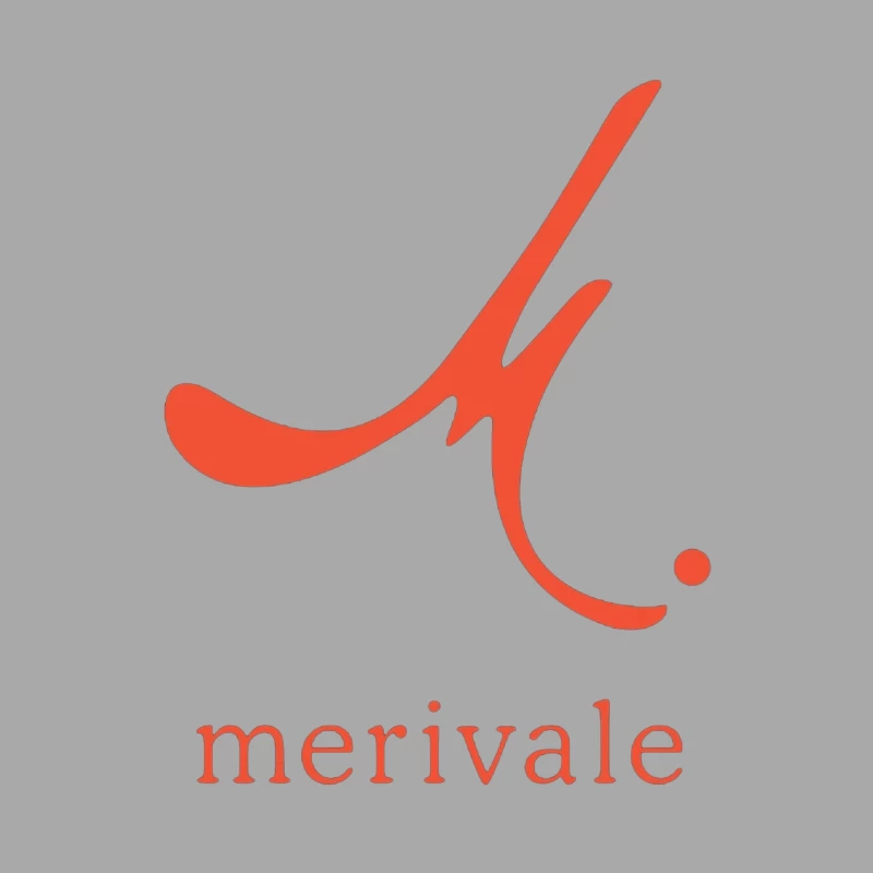 Merivale Hospitality Group Minimalist Red Logo Design Female Pullover Hoodie