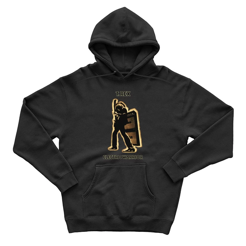 T.Rex 'Electric Warrior' Classic Rock Album Cover Silhouette Male Pullover Hoodie