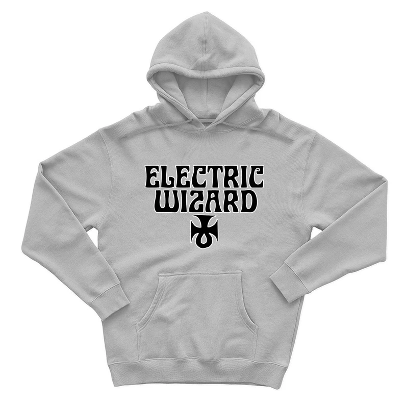 Electric Wizard Doom Metal Band Logo with Iron Cross Male Pullover Hoodie