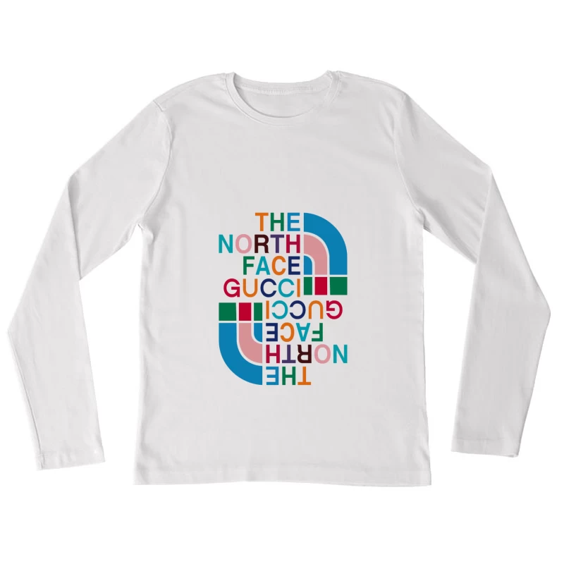 Collaboration Logo-Design Damen Langarm T-Shirt