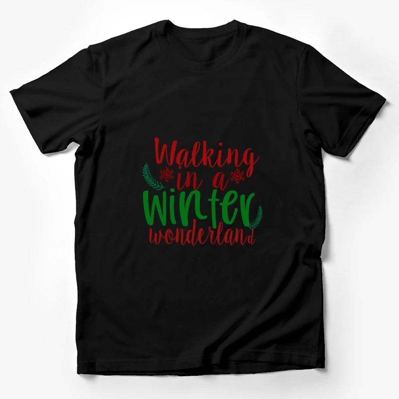 Promenade dans un pays des merveilles d'hiver Homme T-Shirt