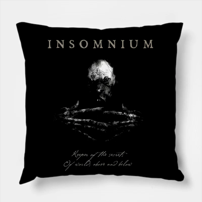 Insomnium Keeper Of The Secrets Throw Pillow