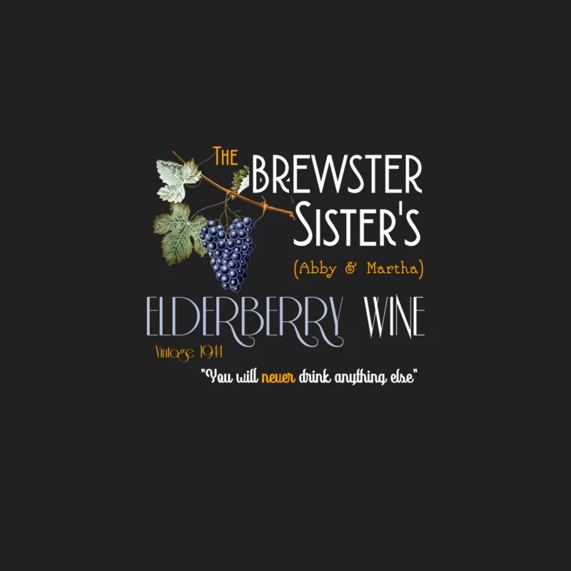 Brewster Sister_s Elderberry Wine from Arsenic and Old Lace Bucket Hat