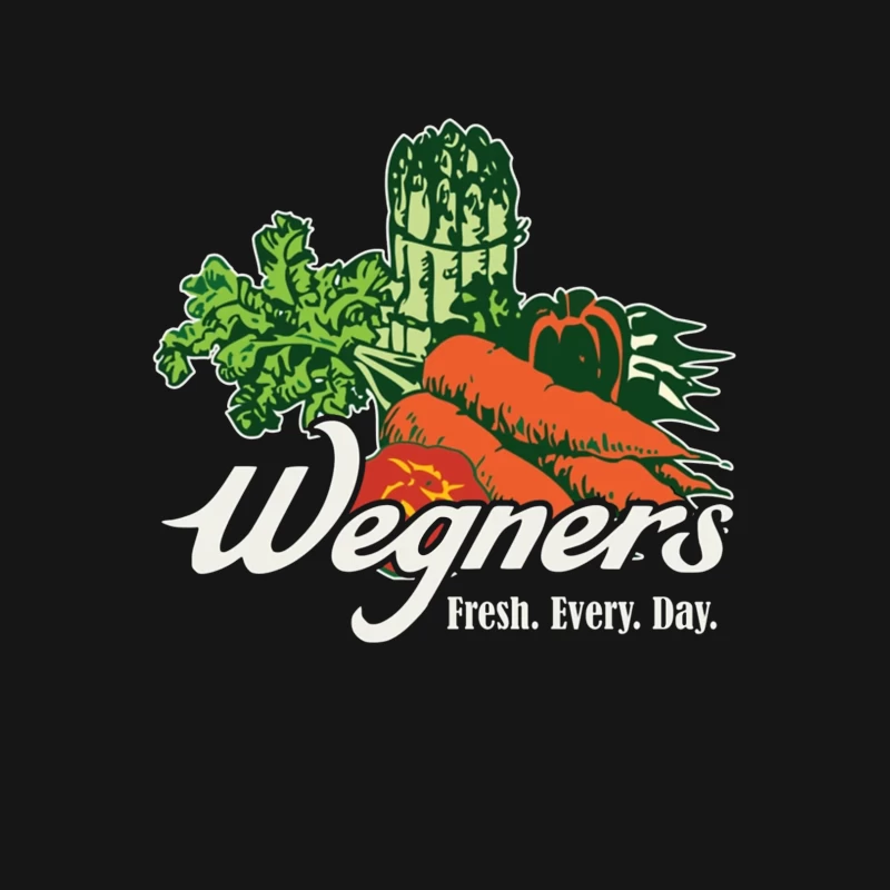 Wegner's Fresh Daily Vegetable Market Logo Female T-Shirt