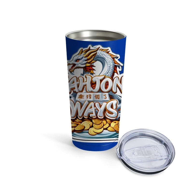 Mahjong Ways: A Dragon's Treasure Game Travel Mug