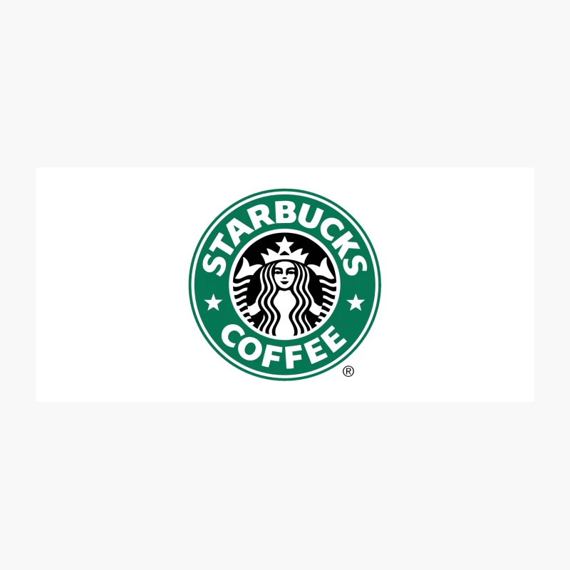 Iconic Green Circular Starbucks Coffee Logo Coffee Mug