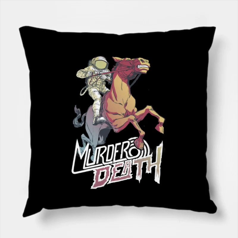 Murder By Death Throw Pillow