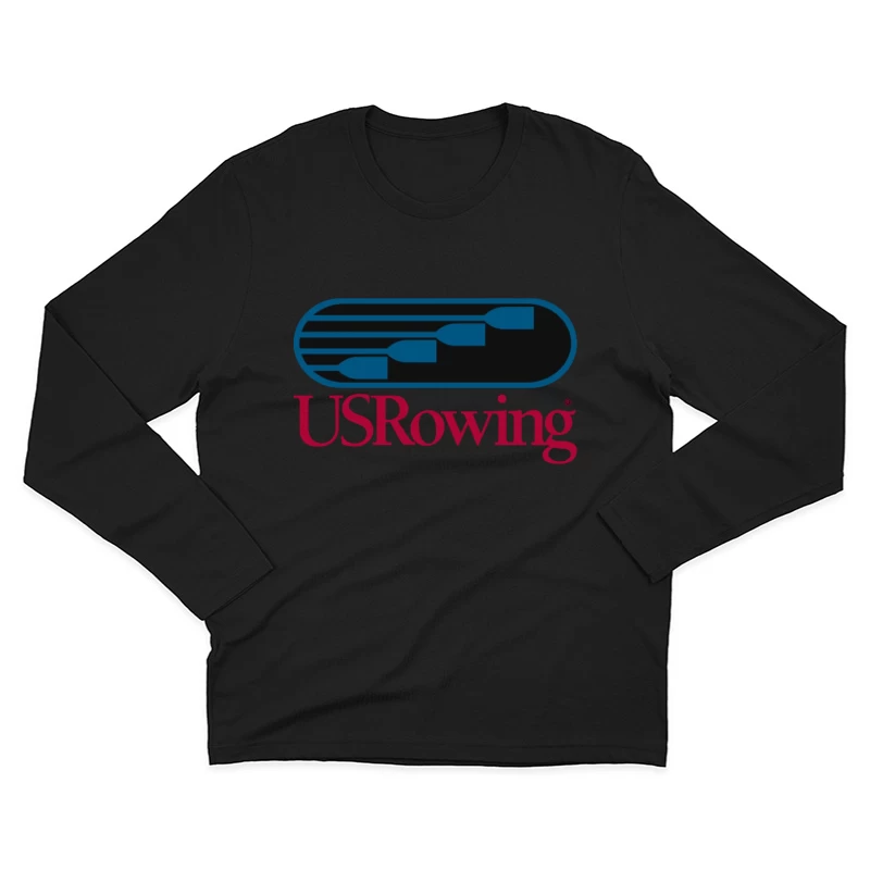 US Rowing Official Sports Organization Logo Male Long Sleeve T-Shirt