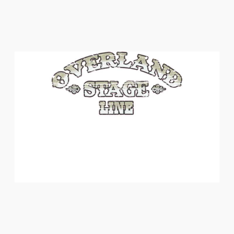 Overland Stage Line, weather board distressed Travel Mug