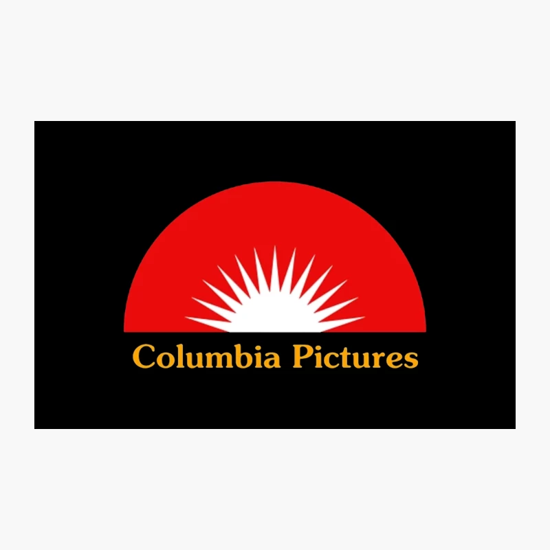 Columbia Pictures: Iconic Movie Studio Logo with Red Sunburst Travel Mug