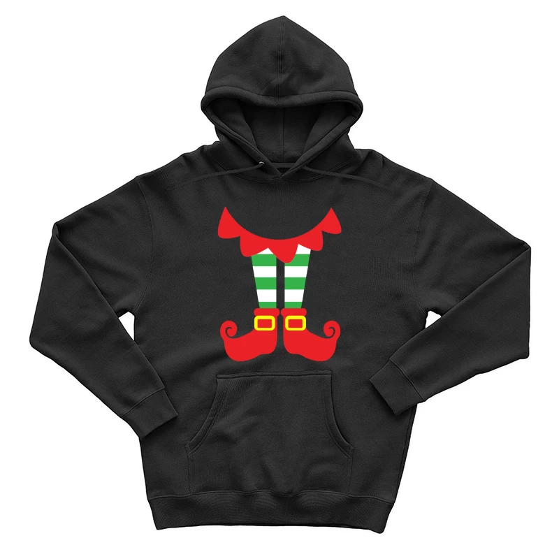 Jambes de lutin avec chaussettes rayées Homme Sweat à capuche