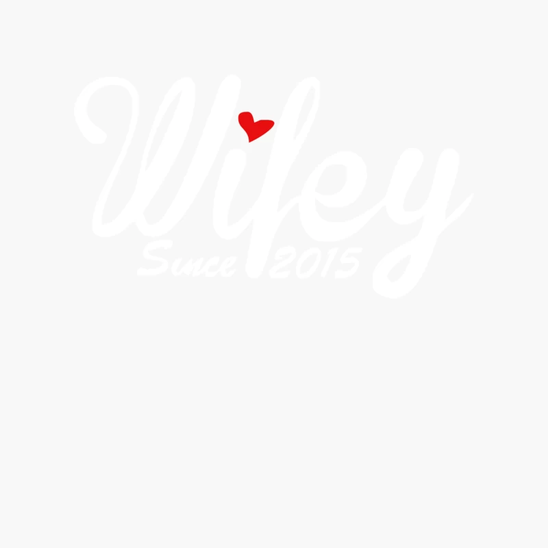 Wifey Since 2015 funny Cotton Tote Bag
