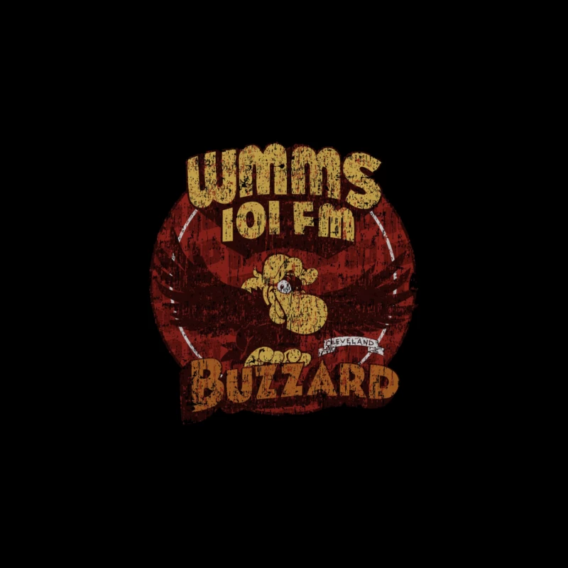Buzzard's Nest Records 1976 Throw Pillow