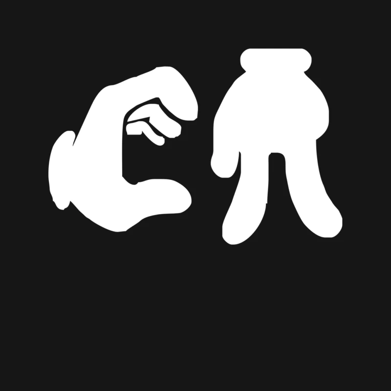 CA cartoon hands Mouse Pad